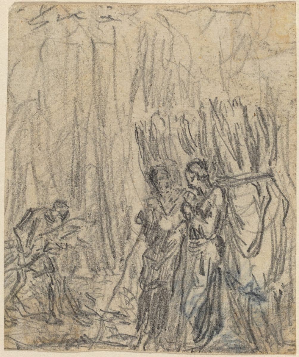 Gleaners by Théodore Rousseau
