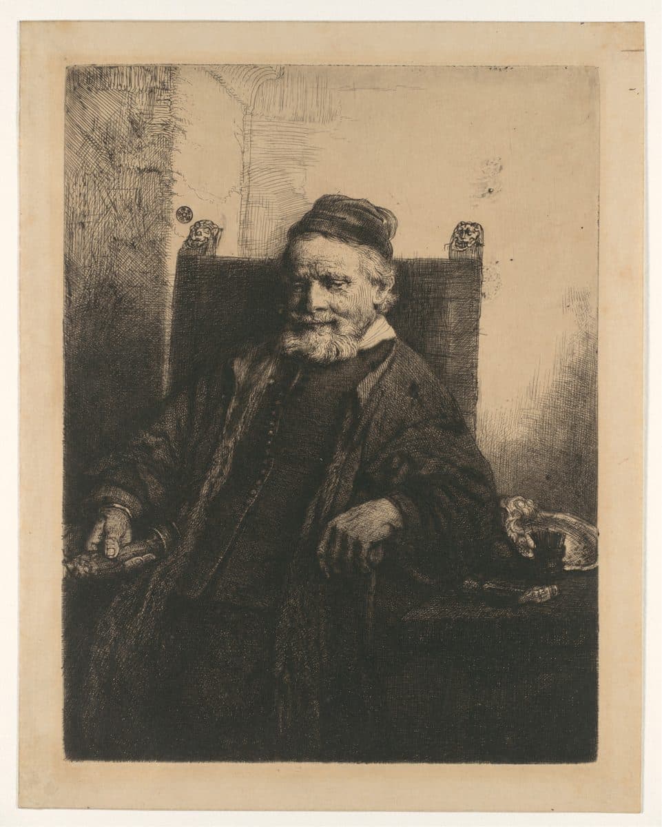 Jan Lutma by Rembrandt (Rembrandt van Rijn)