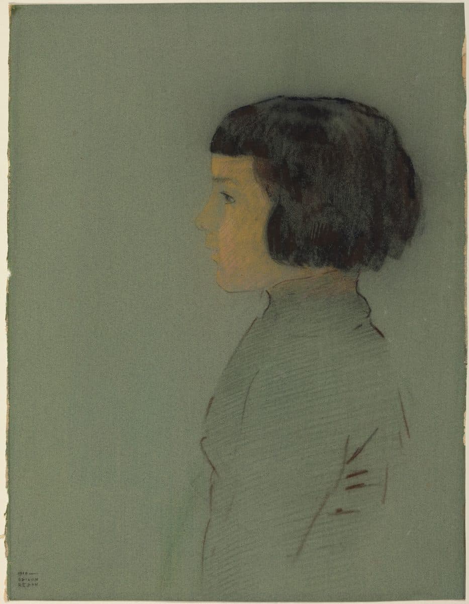 Léon Fayet (?) by Odilon Redon