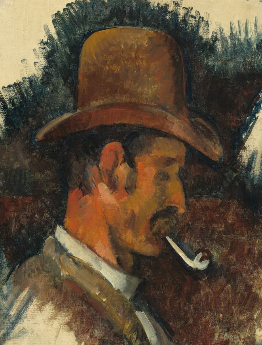 Man with Pipe by Paul Cezanne
