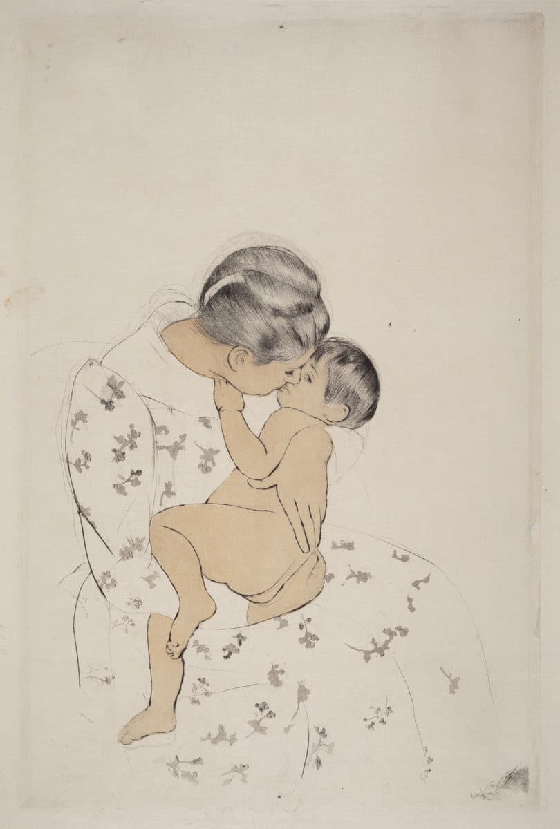 Mother's Kiss by Mary Cassatt