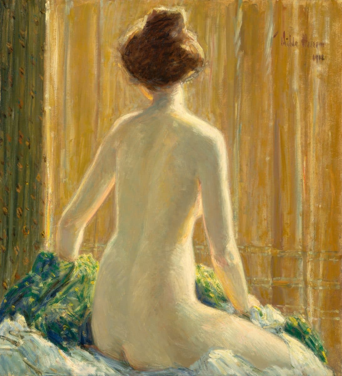 Nude Seated by Childe Hassam