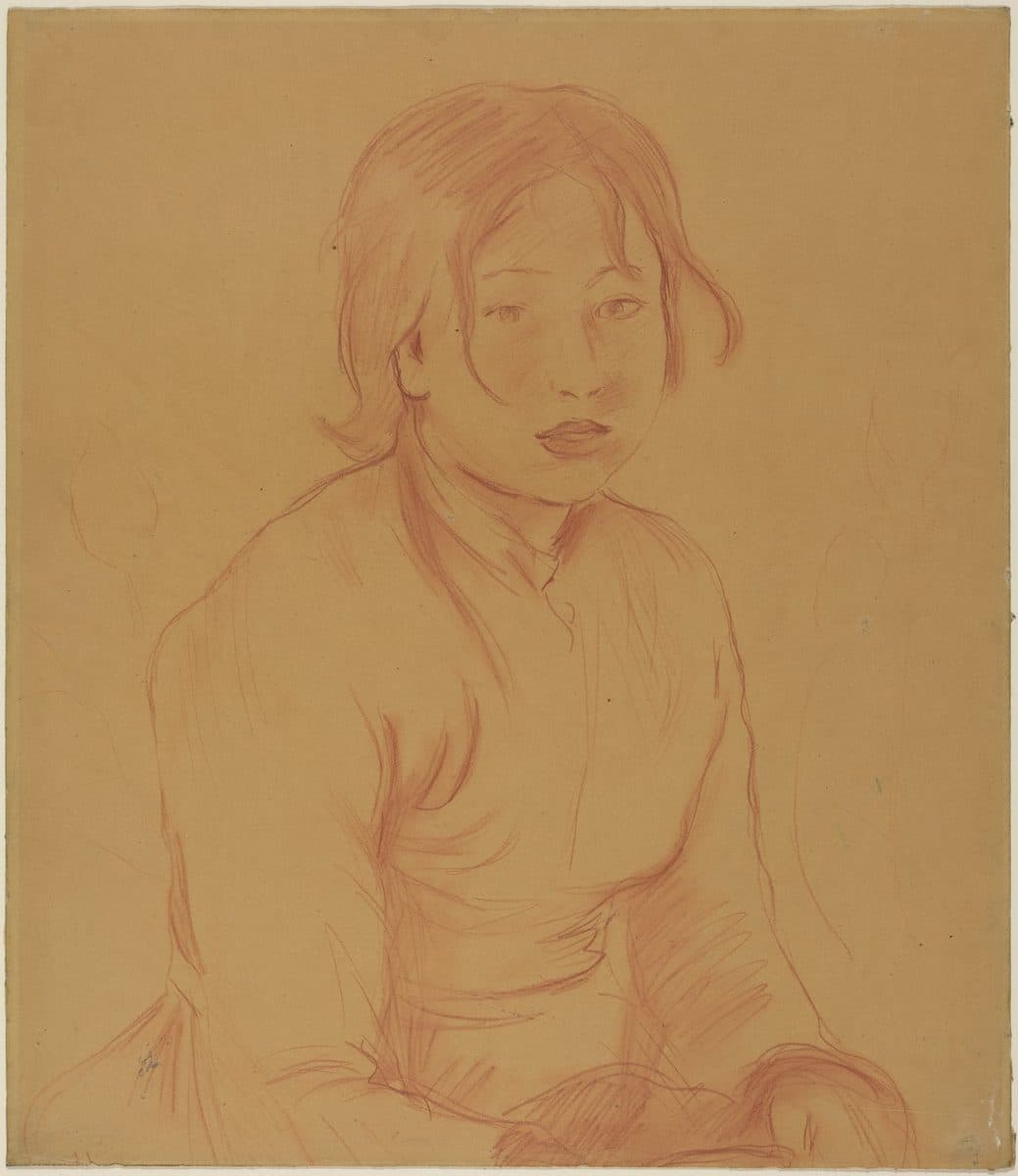 Peasant Girl by Berthe Morisot