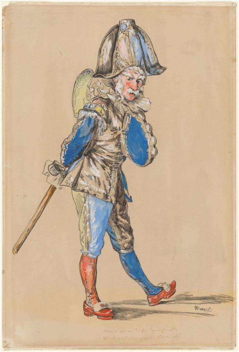 Polichinelle by Edouard Manet