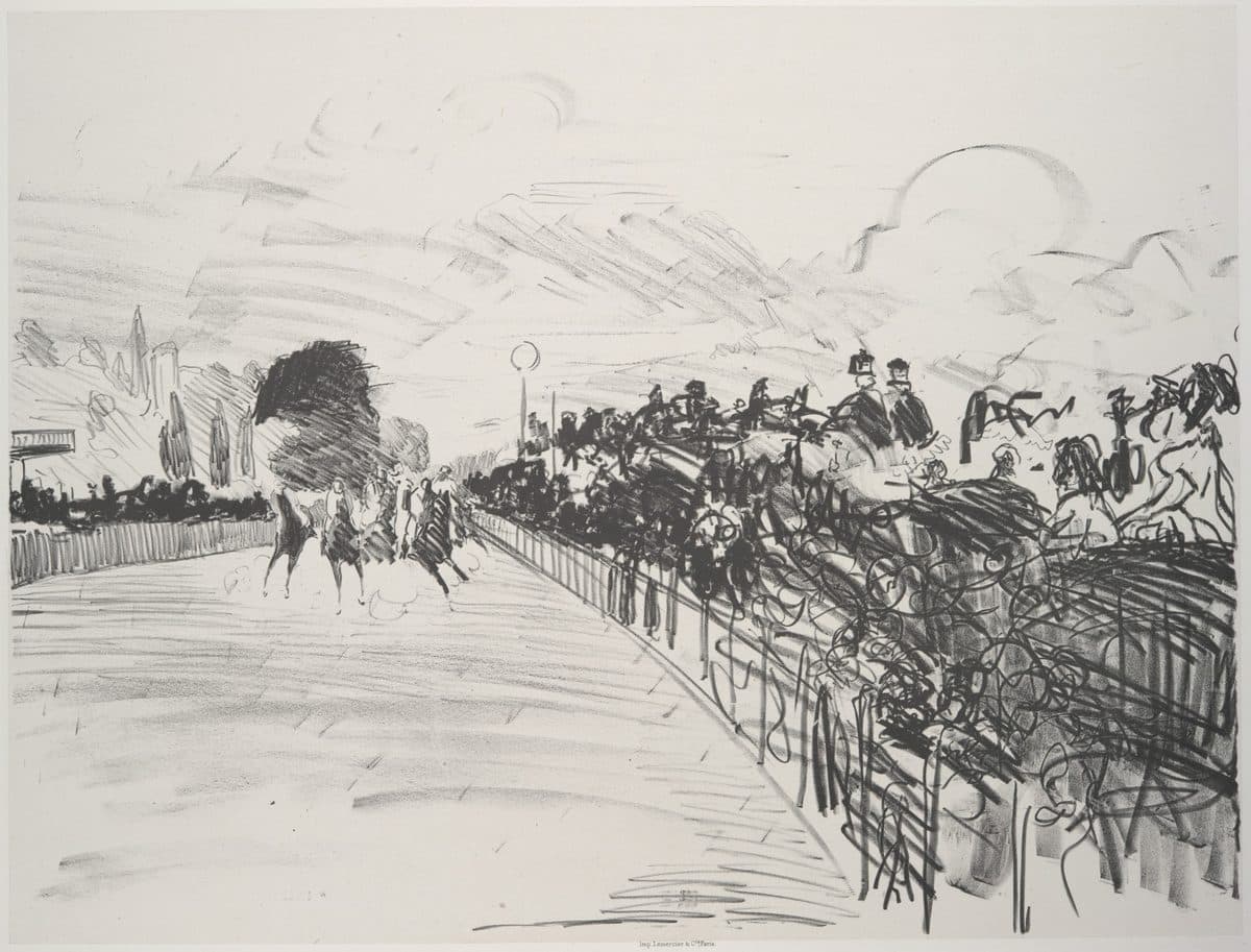 The Races by Edouard Manet