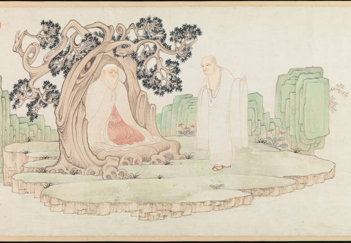 The Sixteen Luohans by Wu Bin