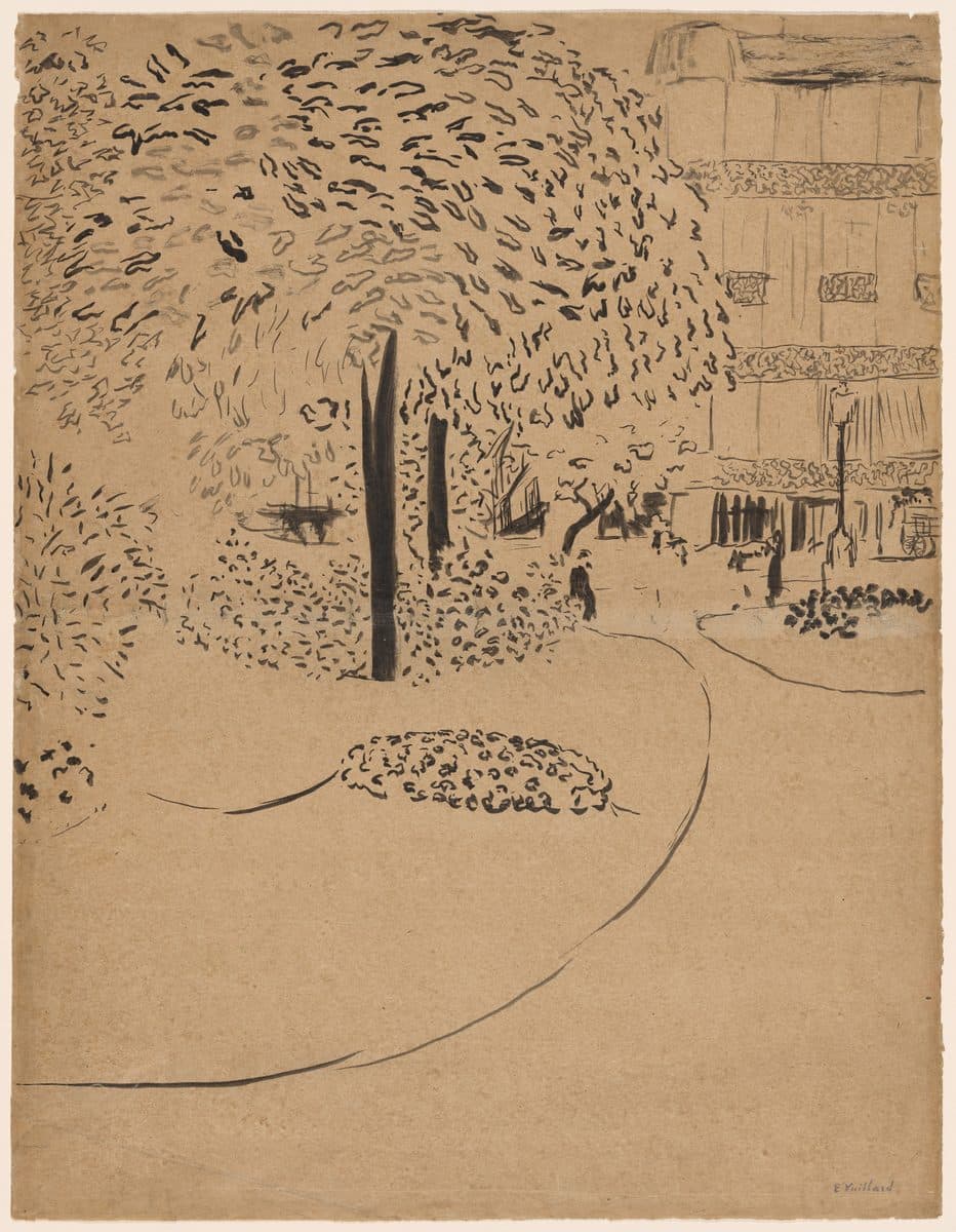The Square by Edouard Vuillard