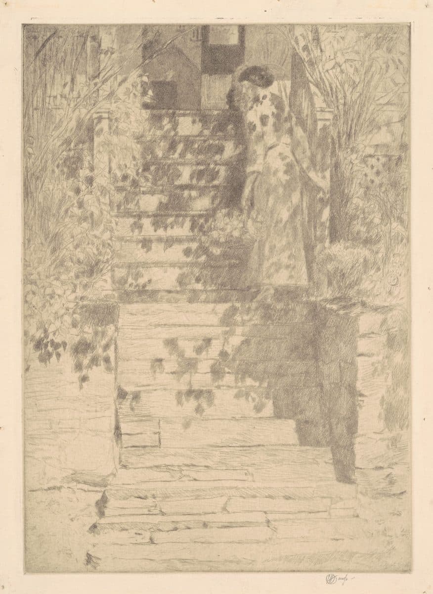 The Steps by Childe Hassam