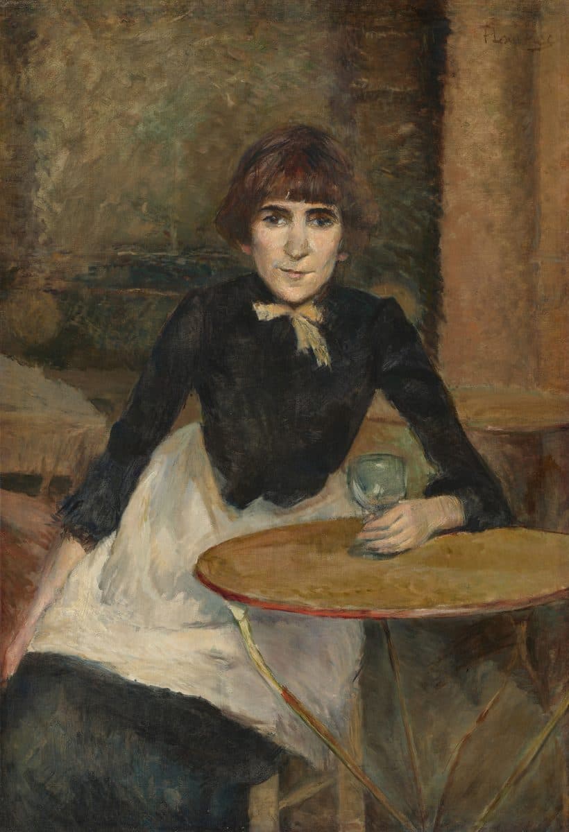A la Bastille (Jeanne Wenz) by Henri de Toulouse-Lautrec