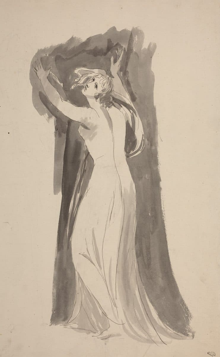 A Study of Miranda for "The Tempest" by George Romney