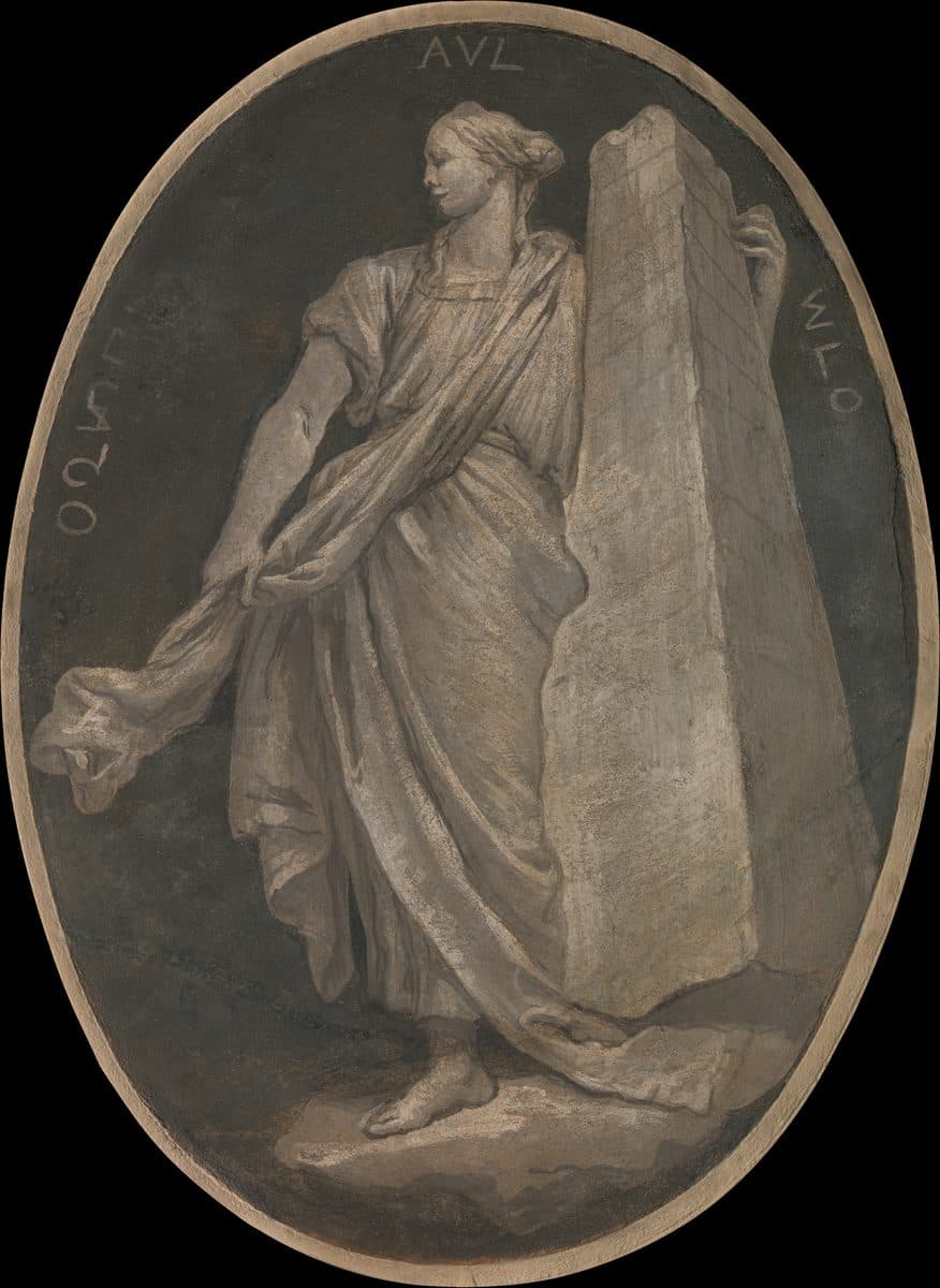 Allegorical Figure Representing Fortitude by Giovanni Battista Tiepolo