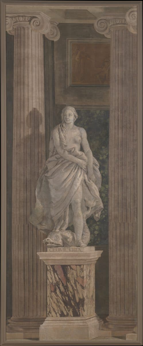 Allegorical Figure Representing Geometry by Giovanni Battista Tiepolo