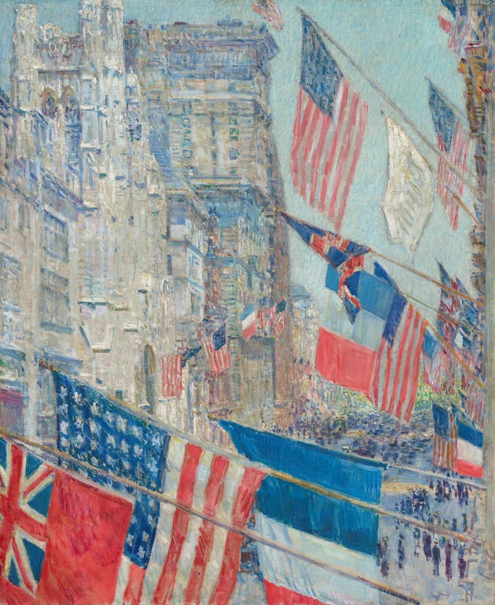 Allies Day, May 1917 by Childe Hassam