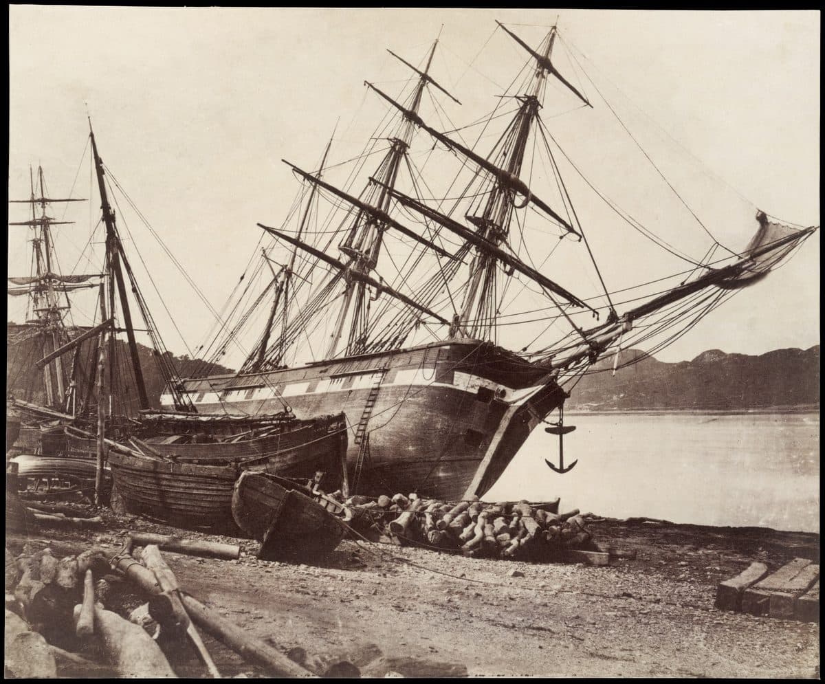 American Barque "Jane Tudor," Conway Bay by David Johnson
