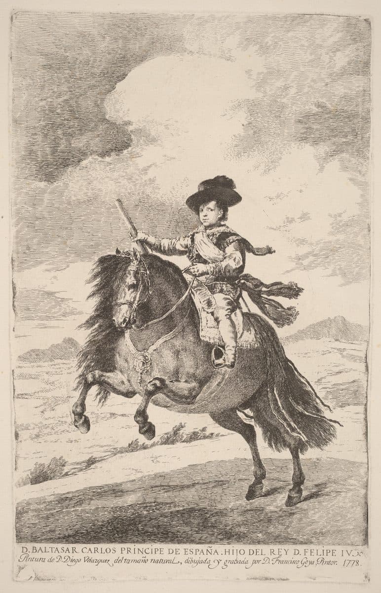 Baltasar Carlos by Francisco Goya