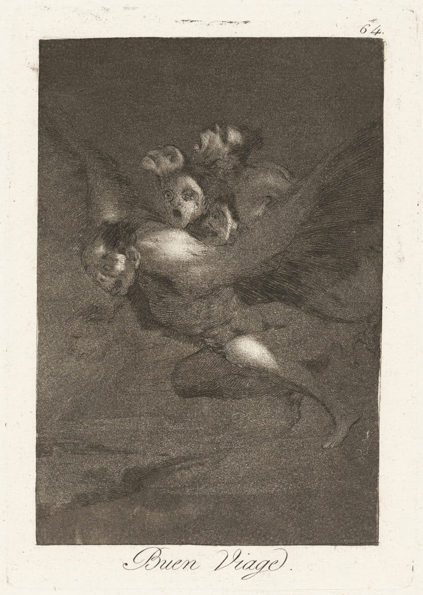 Buen Viage (Bon Voyage) by Francisco Goya