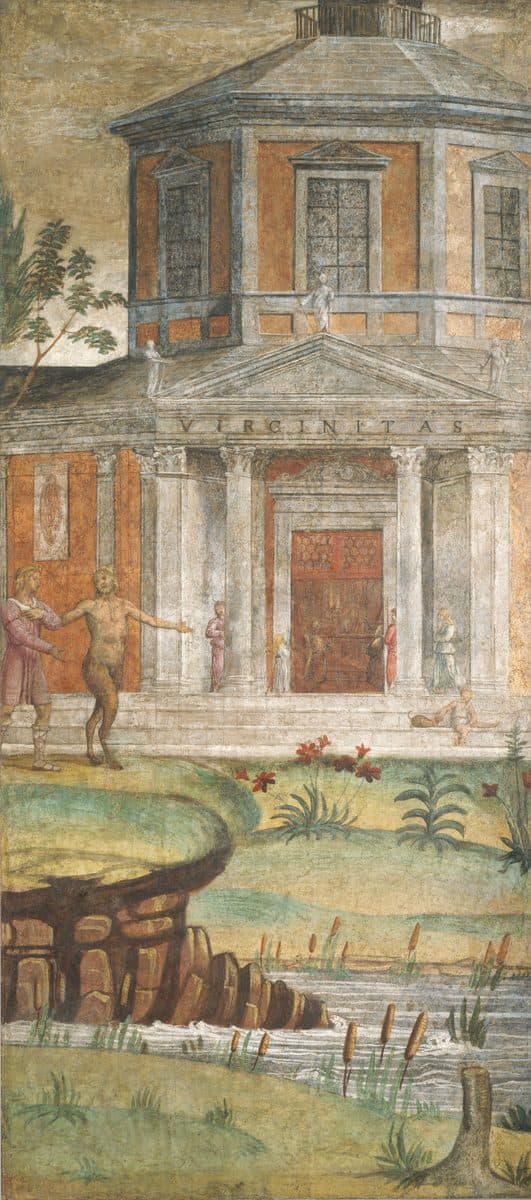 Cephalus and Pan at the Temple of Diana by Bernardino Luini