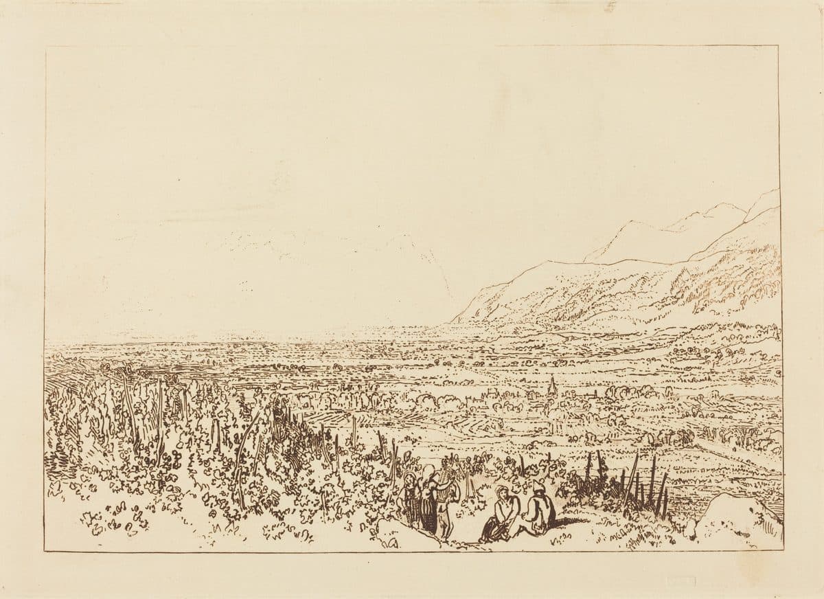 Chain of Alps from Grenoble to Chamberi by Joseph Mallord William Turner