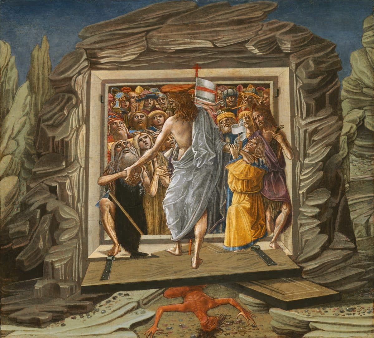 Christ in Limbo by Benvenuto di Giovanni