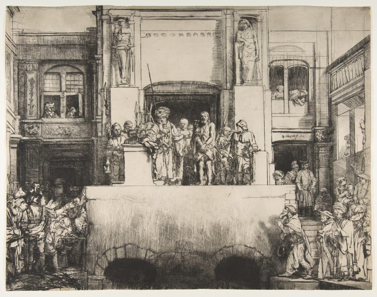 Christ Presented to the People by Rembrandt (Rembrandt van Rijn)