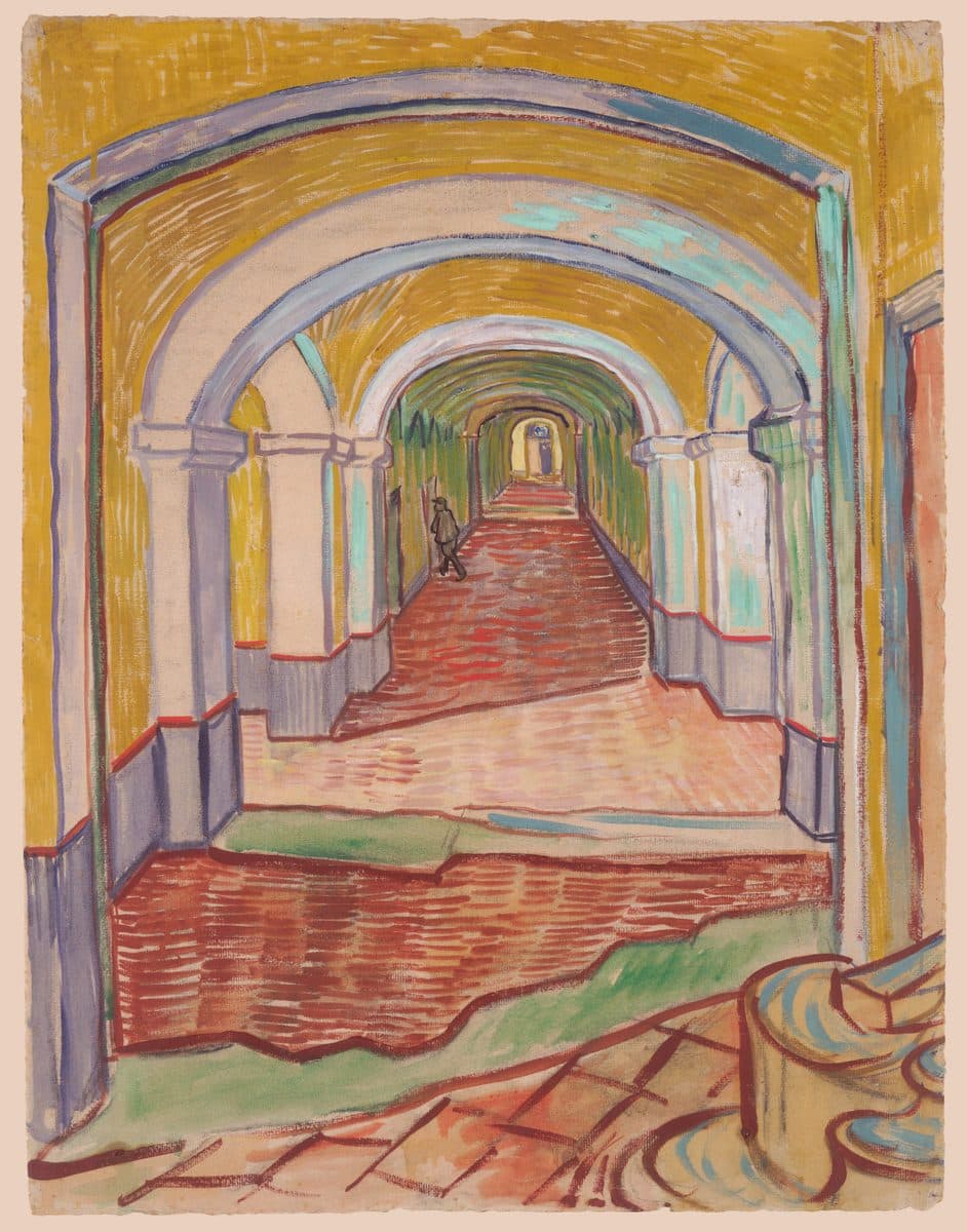 Corridor in the Asylum by Vincent van Gogh