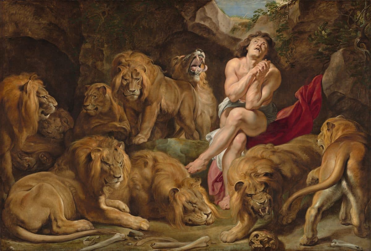Daniel in the Lions' Den by Sir Peter Paul Rubens
