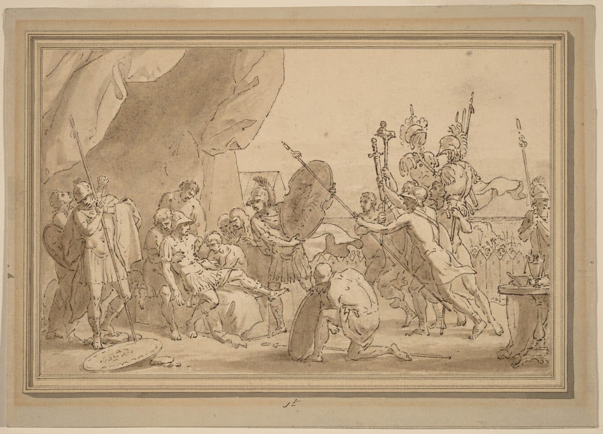 Death of a General by Benjamin West