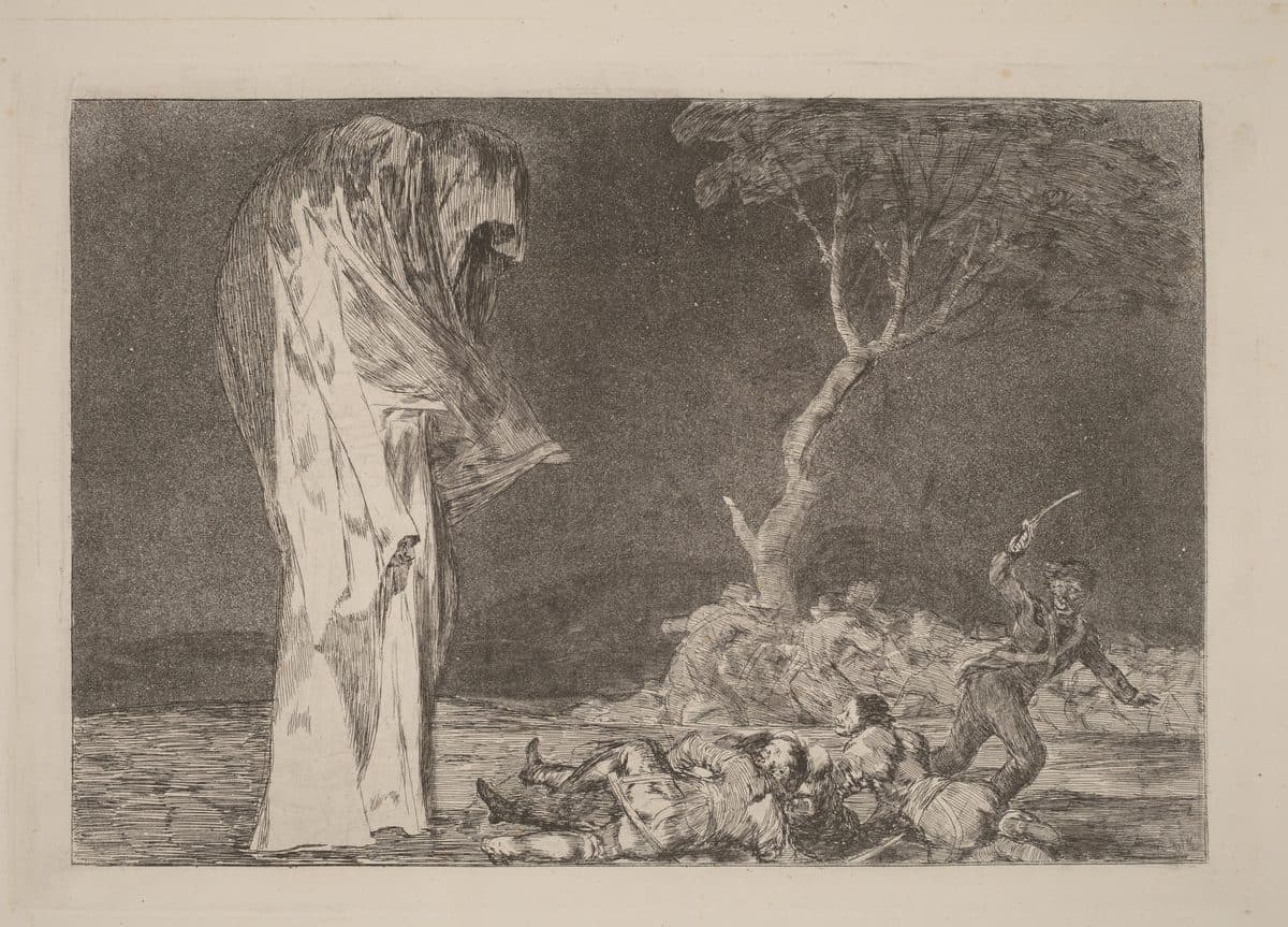 Disparate de miedo (Folly of Fear) by Francisco Goya