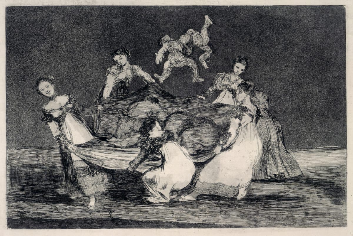 Disparate femenino (Feminine Folly) by Francisco Goya
