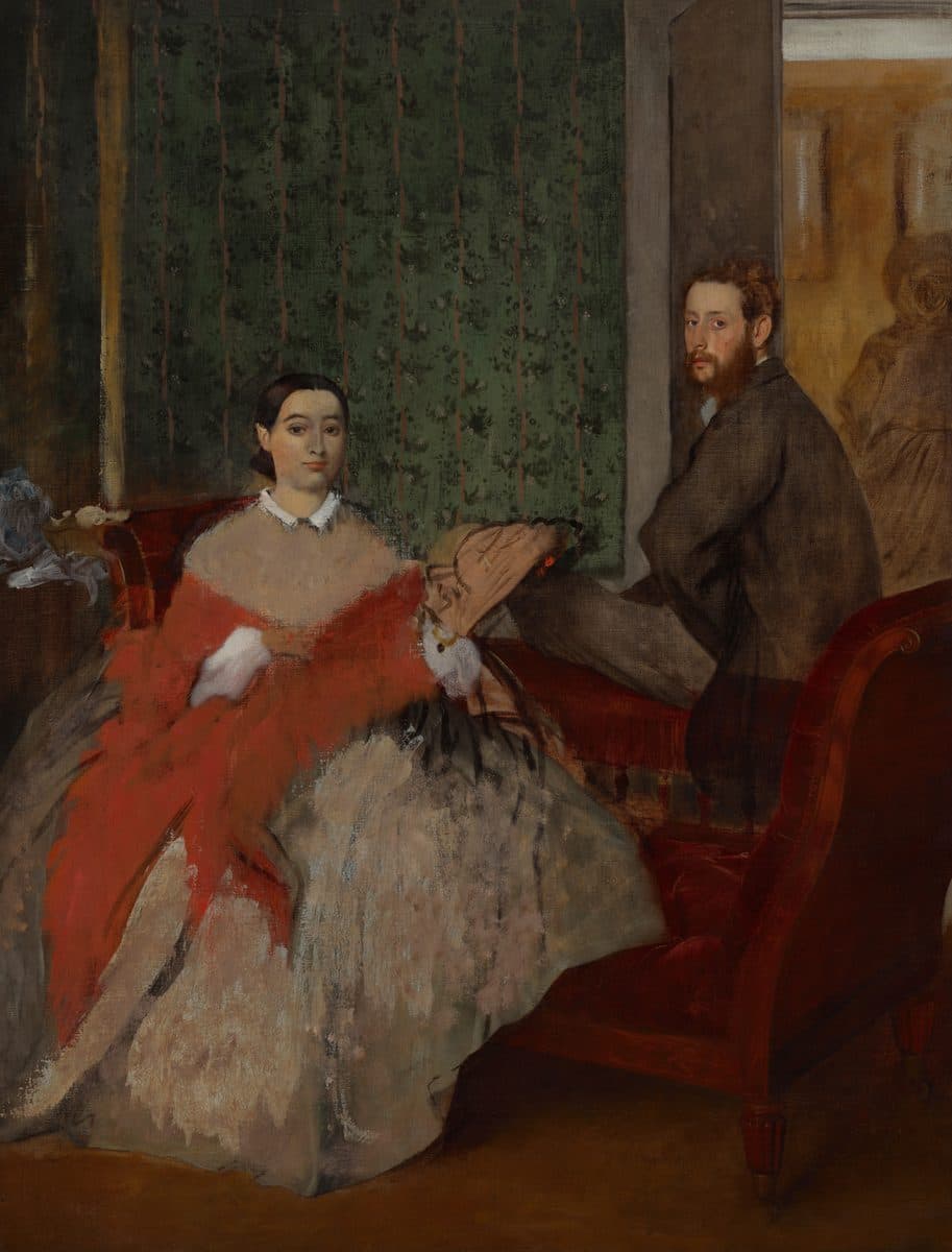 Edmondo and Thérèse Morbilli by Edgar Degas