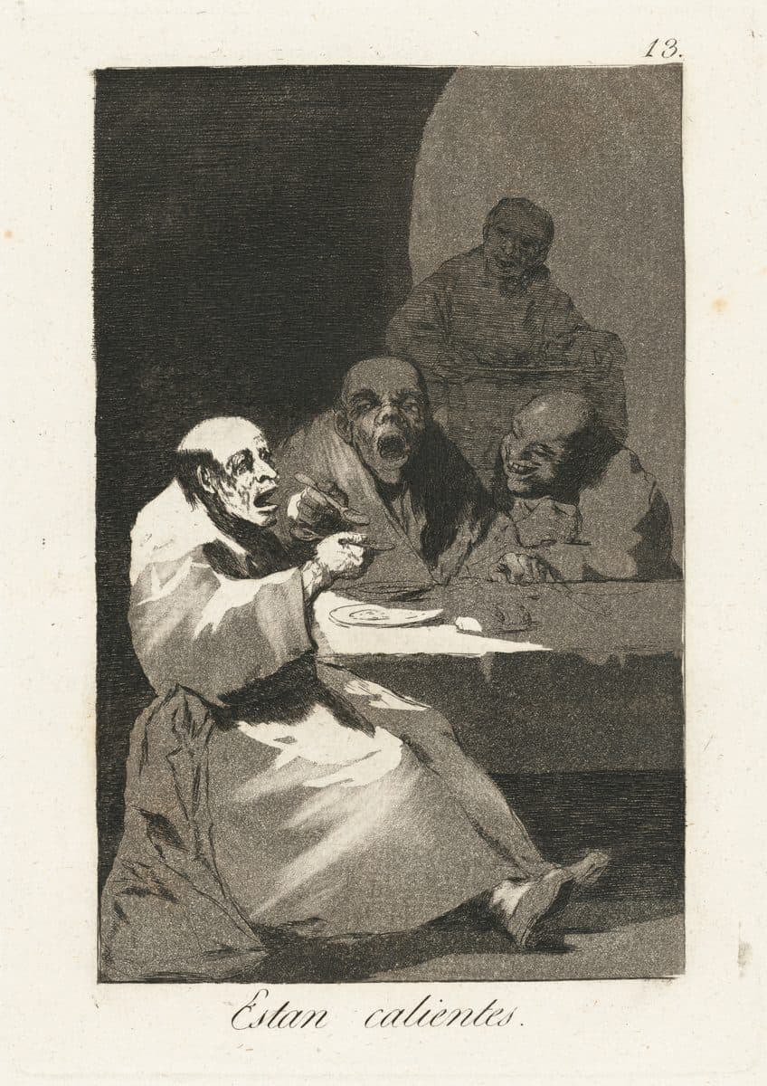 Estan Calientes (They Are Hot) by Francisco Goya