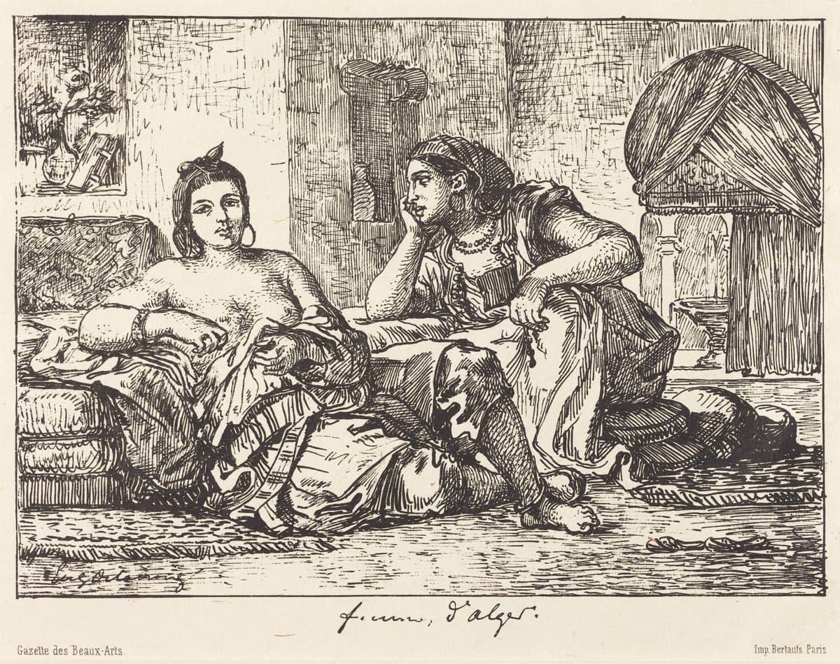 Femmes d'Alger by Eugène Delacroix