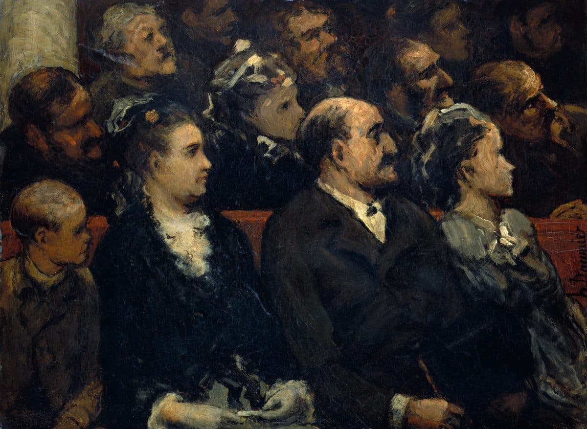 French Theater by Honoré Daumier