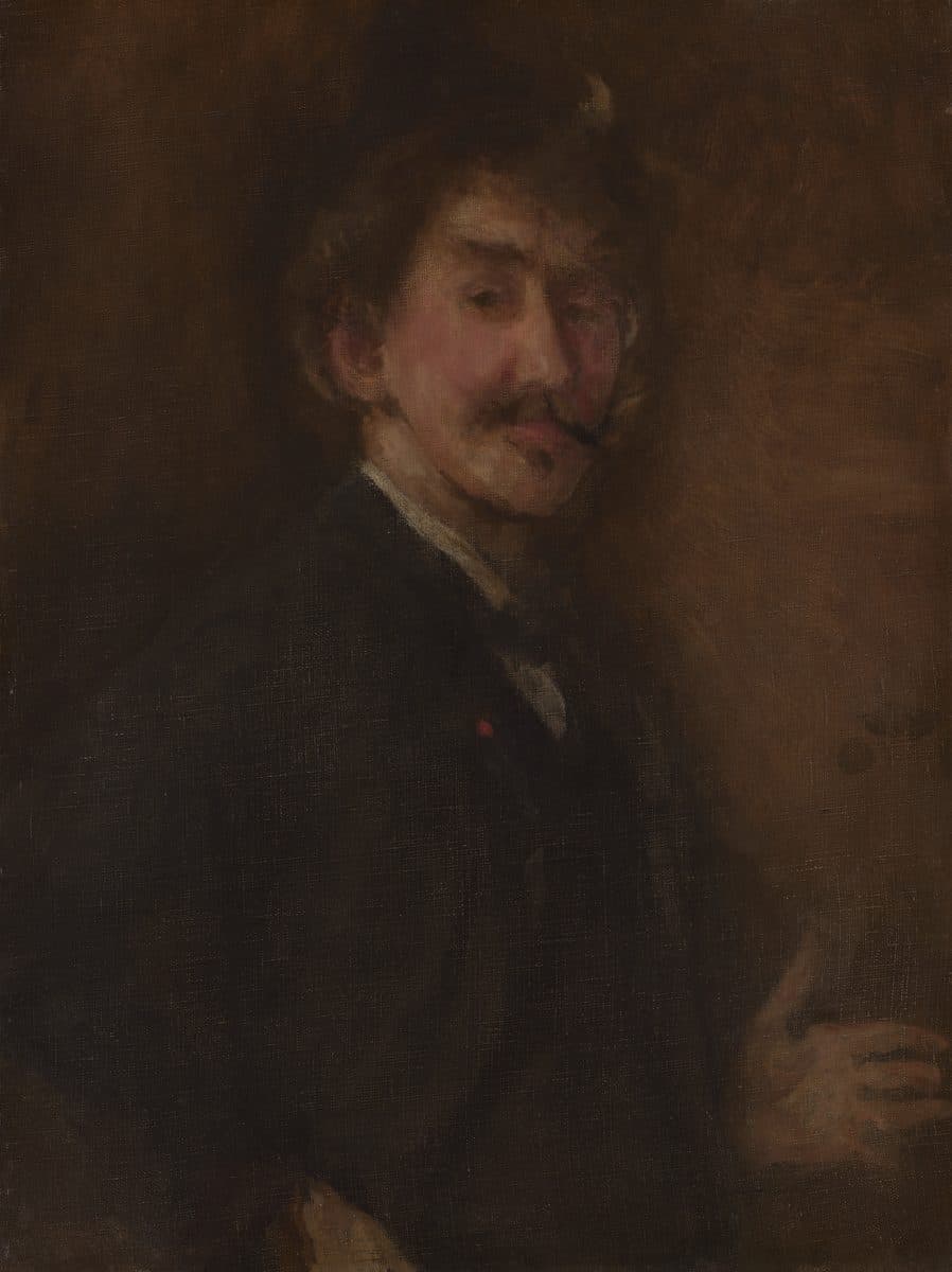 Gold and Brown: Self-Portrait by James McNeill Whistler