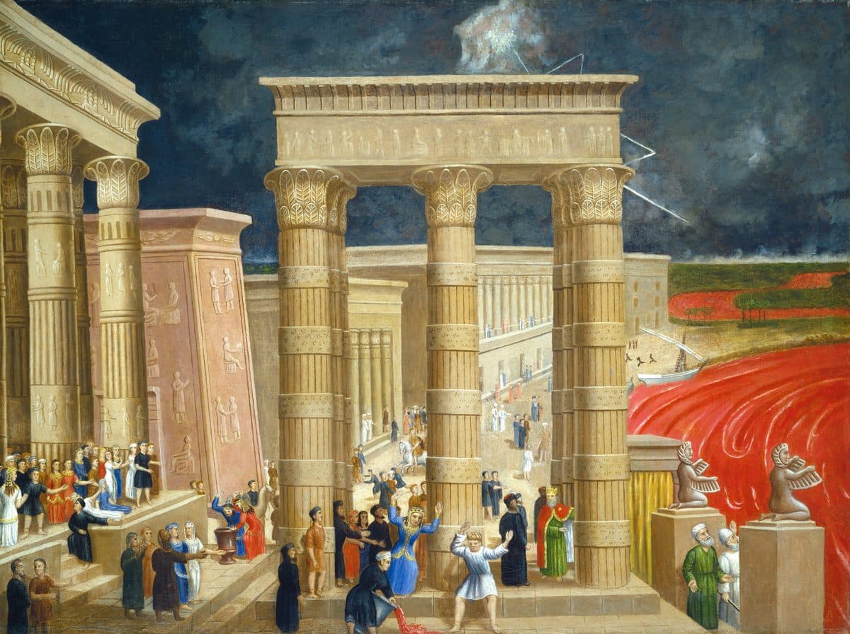 "He Turned Their Waters into Blood" by Erastus Salisbury Field