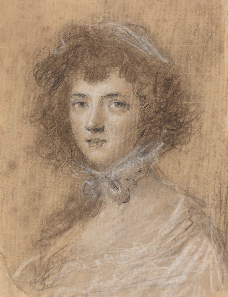 Head and Bust of a Woman by Sir Joshua Reynolds