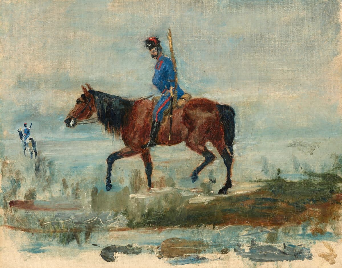 Hussars by Henri de Toulouse-Lautrec