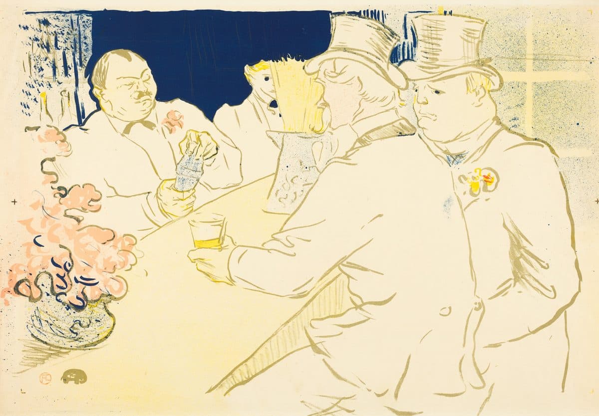 Irish and American Bar, rue Royale by Henri de Toulouse-Lautrec