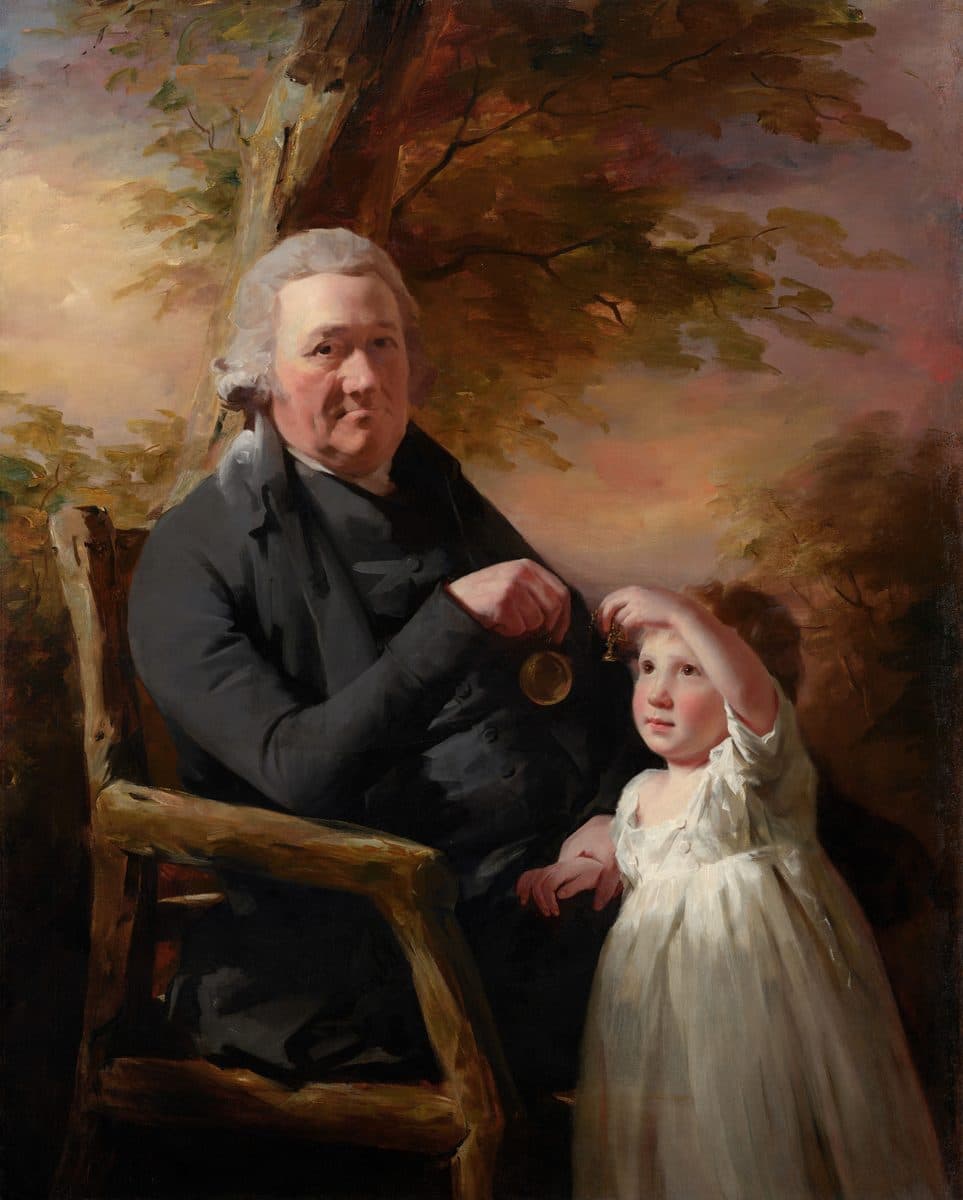 John Tait and His Grandson by Sir Henry Raeburn