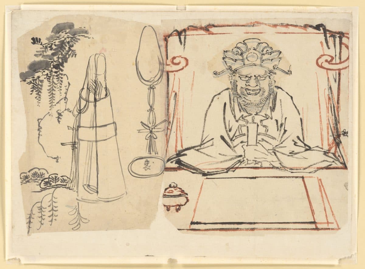 Juima by Katsushika Hokusai