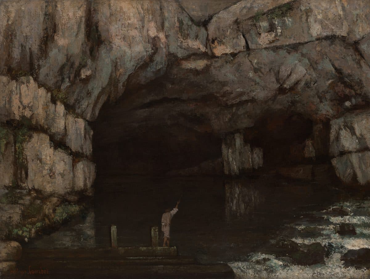 La Grotte de la Loue by Gustave Courbet
