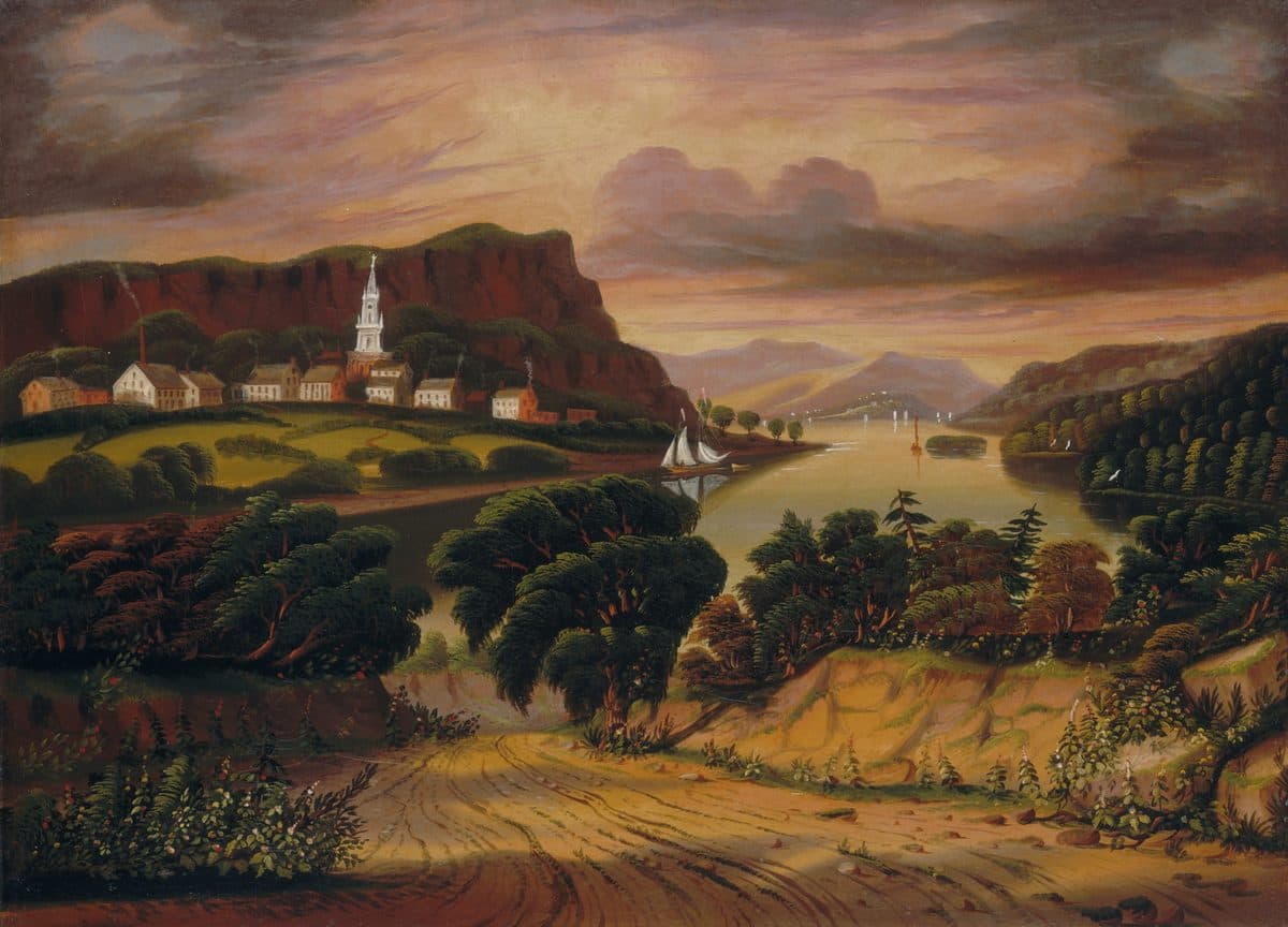 Lake George and the Village of Caldwell by Thomas Chambers