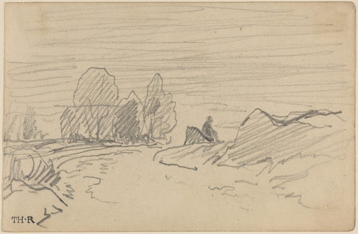 Landscape I by Théodore Rousseau
