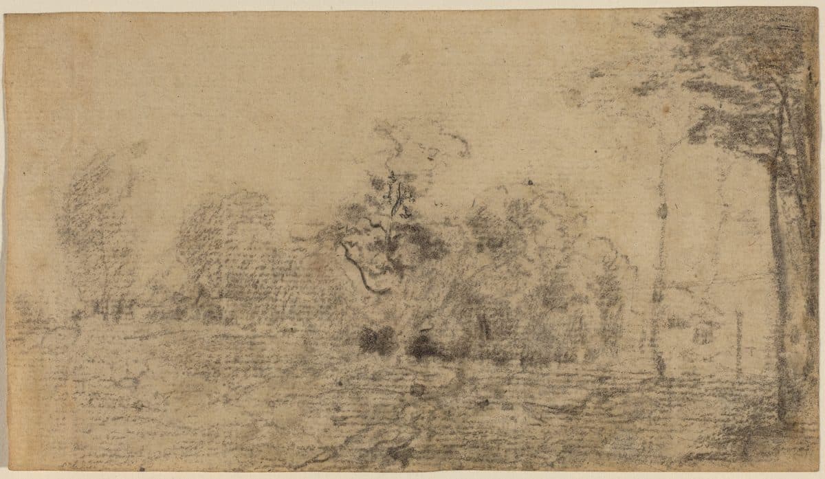 Landscape II by Théodore Rousseau