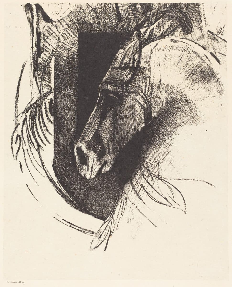 Le Coursier (The Race Horse) by Odilon Redon