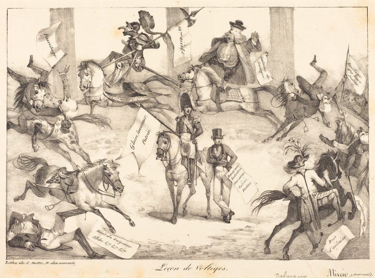 Leçon de Voltiges (Trick Riding) by Eugène Delacroix