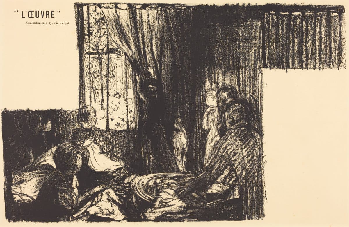Les Soutiens de la société by Edouard Vuillard