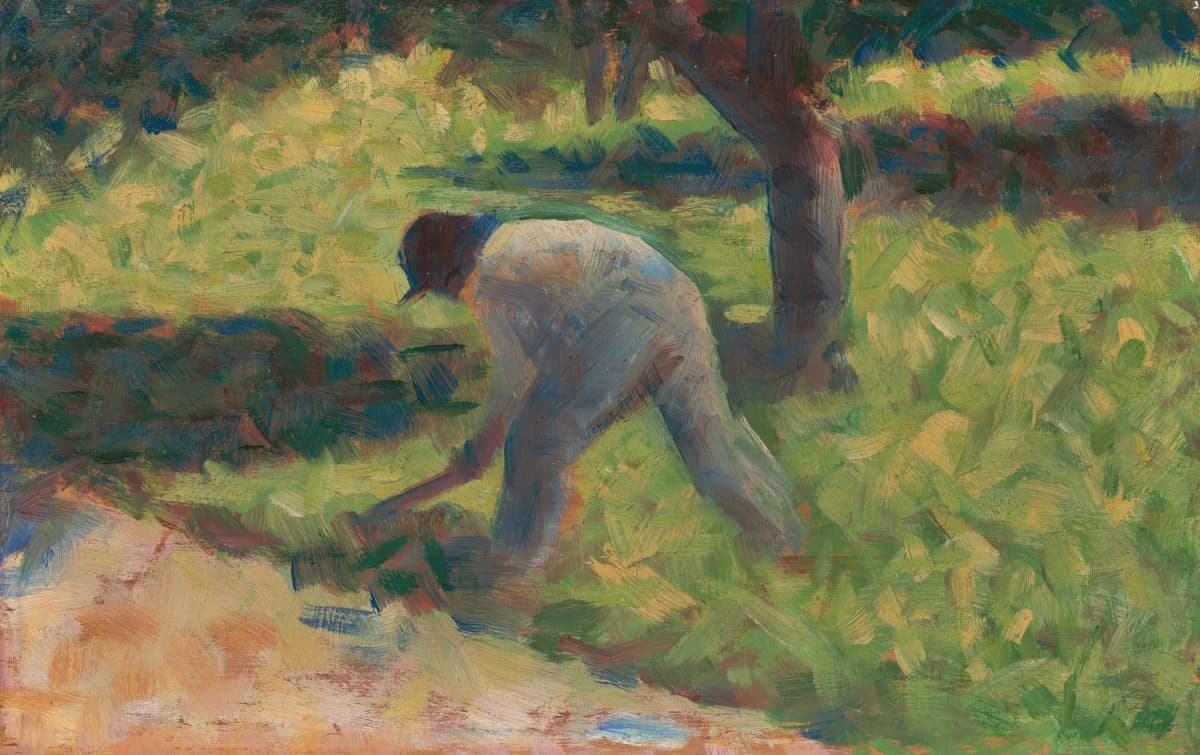 Man with a Hoe by Georges Seurat