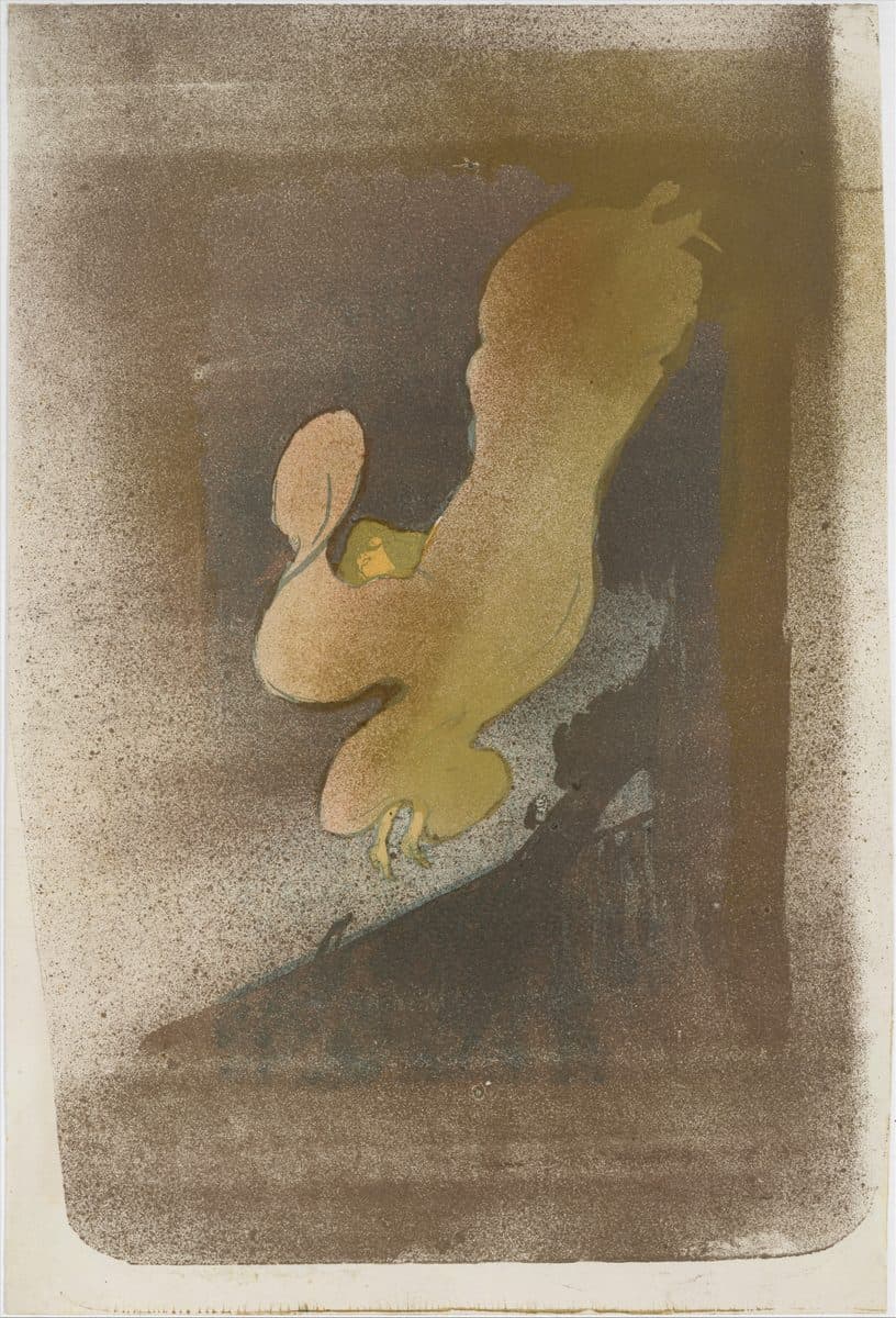 Miss Loïe Fuller by Henri de Toulouse-Lautrec