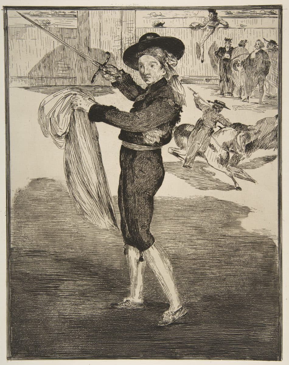 Mlle. Victorine in the Costume of an "Espada" by Edouard Manet